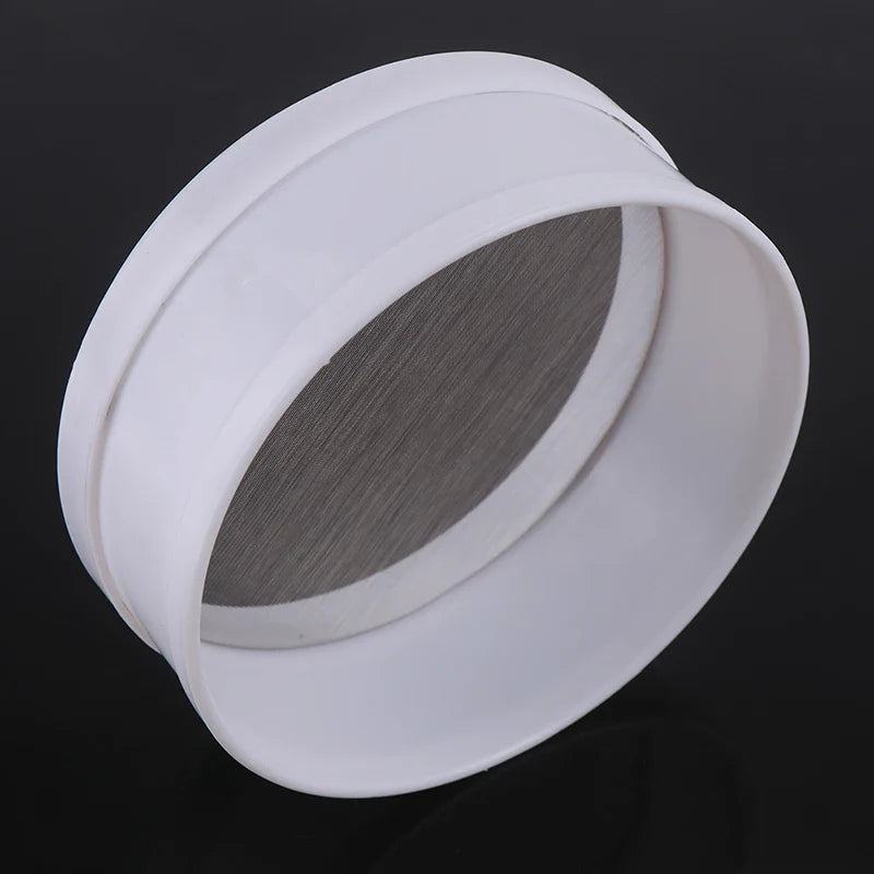 White Fine Mesh Flour Sifter Strainer & Sieve | Kitchen Tool Flour Sifter Sieve Qme