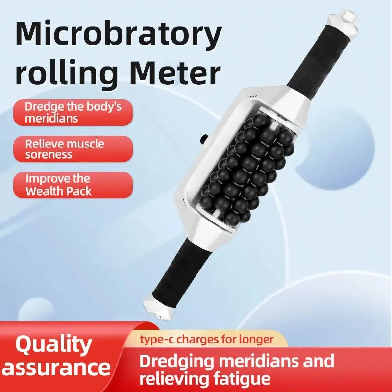 70W Electric Roller Massager – 52-Ball High-Frequency Body Roller Electric Body Massager Qst