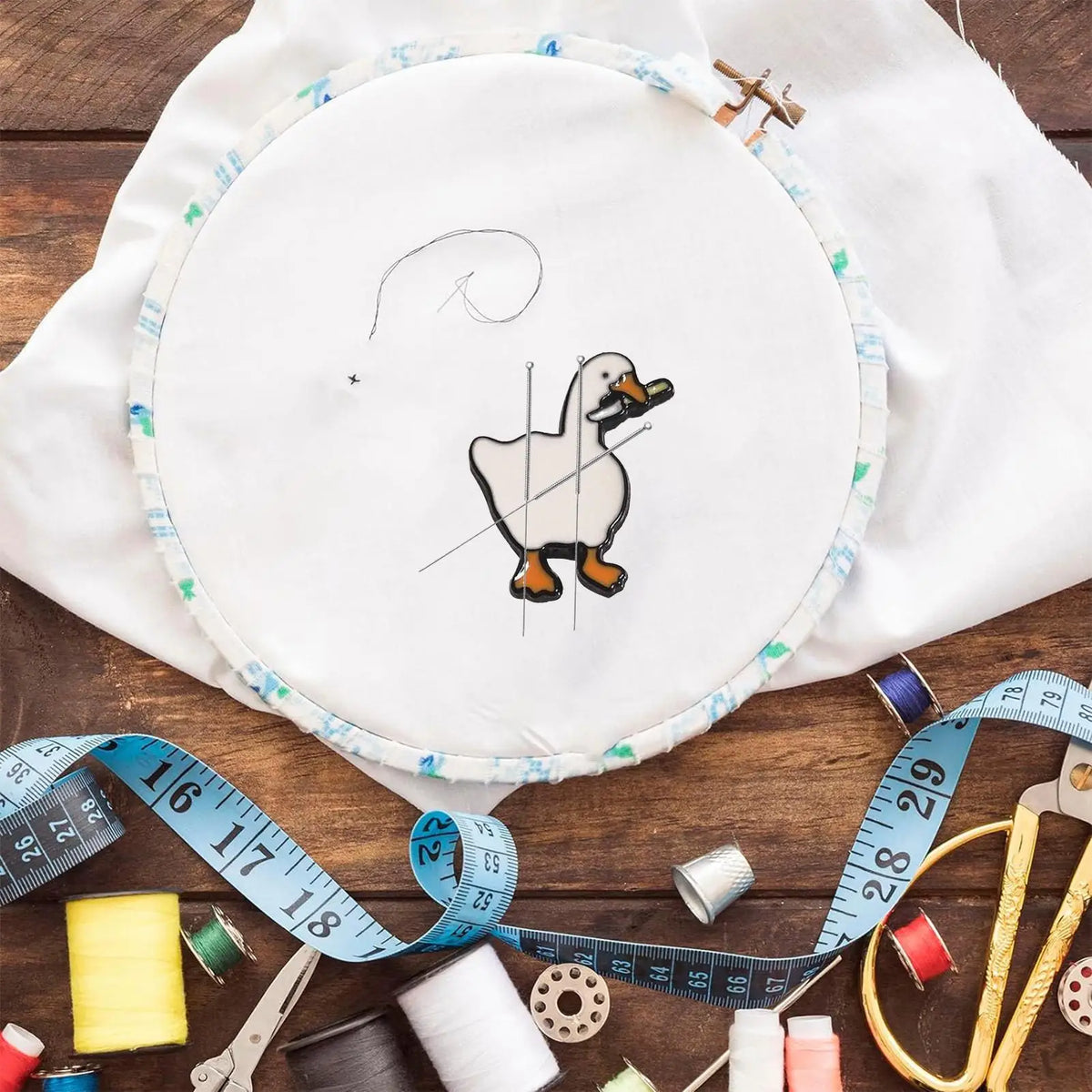 Duck Shaped Magnetic Needle Minder for Sewing & Quilting Needle Minder Qme