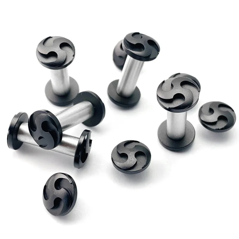 Stainless Steel Knife Handle M4 Lock Screws – 10-Set DIY Kit Knife Handle Fasteners Qst