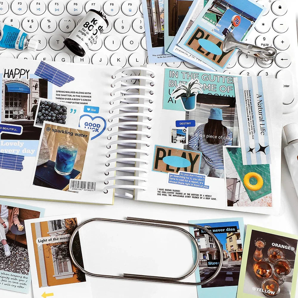Large Landscape Aesthetic Stickers for Scrapbooking & Journaling Decorative Stickers Qme