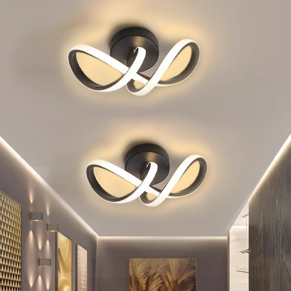 Modern LED Ceiling Chandelier | 3 Color Modes | Iron Body LED Ceiling Chandelier Qme
