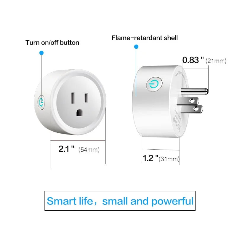 Zigbee Smart Socket – Voice & Phone Remote Control Plug Zigbee Smart Plug Qme