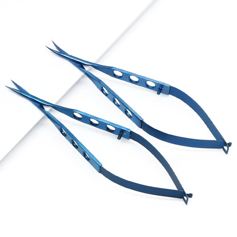 Micro Curved Blunt-Tip Scissors – Stainless Steel, 6 Colors Micro Precision Scissors Qme