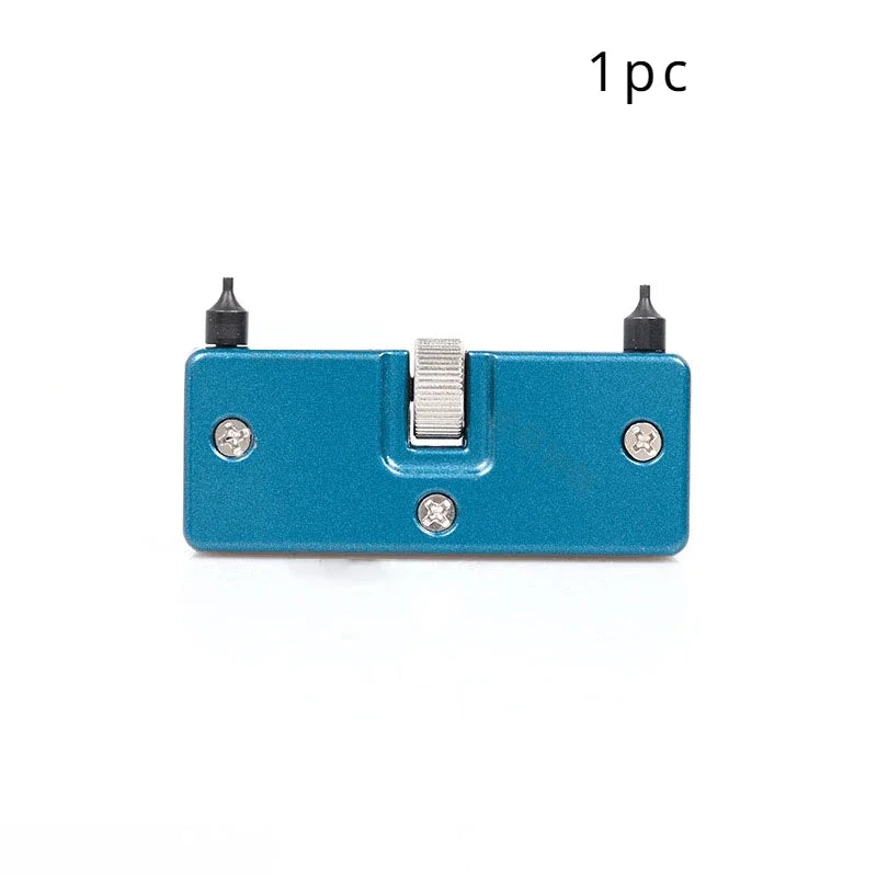 Watch Back Remover Tool – Adjustable Case Opener & Holder Watch Repair Tool Qme Blue-Metal