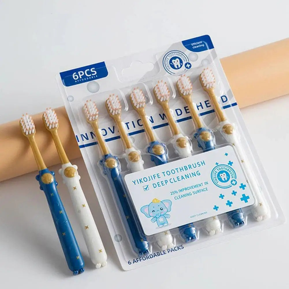 Soft Bristle Toothbrush – Gentle Plaque Removal for All Ages Manual Toothbrush Qme