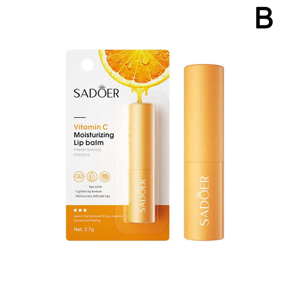 Vitamin C Aloe Coconut Lip Balm – Hydrating & Moisturizing Lip Balm Qme Yellow CN