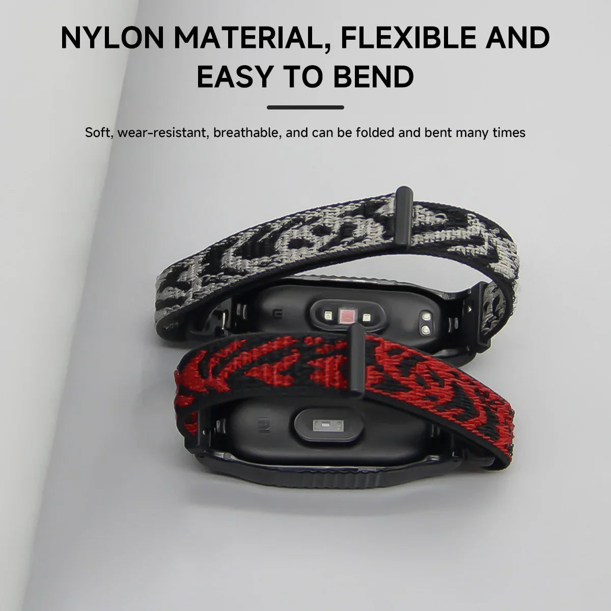 Xiaomi Smart Band 8 Active Nylon Loop Strap | 8 Colors Smart Band Strap Qme