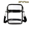 Clear Stadium Approved Bag – Lightweight PVC Zippered Tote Clear Stadium Bag Qme A1