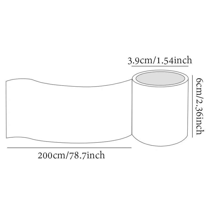 Japanese Food Sticker Tape 2m – DIY Scrapbook & Journal Decor Decorative Sticker Tape Qme