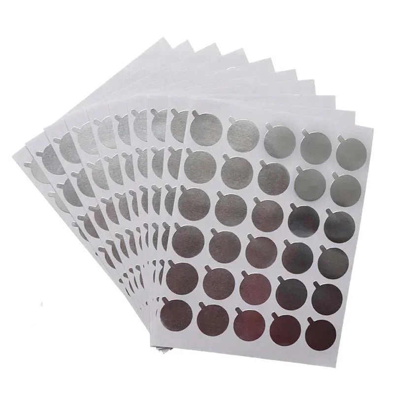Disposable Eyelash Glue Holder Foil Palettes | Lash Extension Pads Lash Extension Accessories Qme 10 sheets 300pcs China Mainland