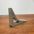 Rubber Wedge Door Stopper – Reusable Shock-Absorbing Block Wedge Door Stopper Qme Grey