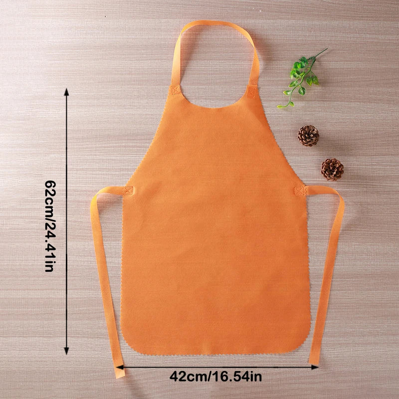 Disposable Non-Woven Aprons – Cooking, BBQ & Hairdressing Disposable Aprons Qme