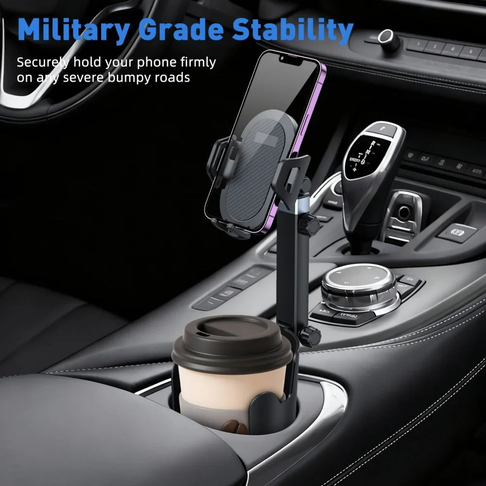 Car Cup Holder Phone Mount 360° Rotation | Qme Car Phone Mount Qme