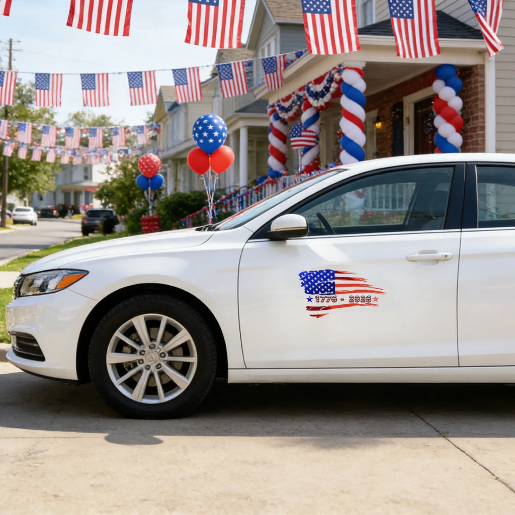 USA 250th Anniversary Independence Day Patriotic Car Decal Patriotic Car Decal Qme