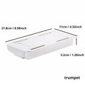 Self-Adhesive Under-Desk Drawer Storage Box – Pencil & Makeup Tray Under-Desk Drawer Organizer Qme 1pc S