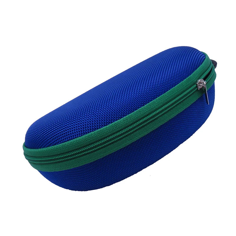 EVA Hard Glasses Case with Carabiner Hook | Colorful Zipper Eyeglasses Case Qst A5