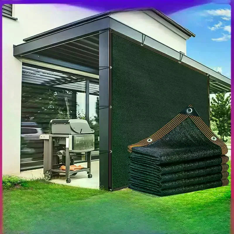 Black HDPE Sun Shade Net – UV Protection, Breathable & Tear Resistant Garden Shade Net Qme