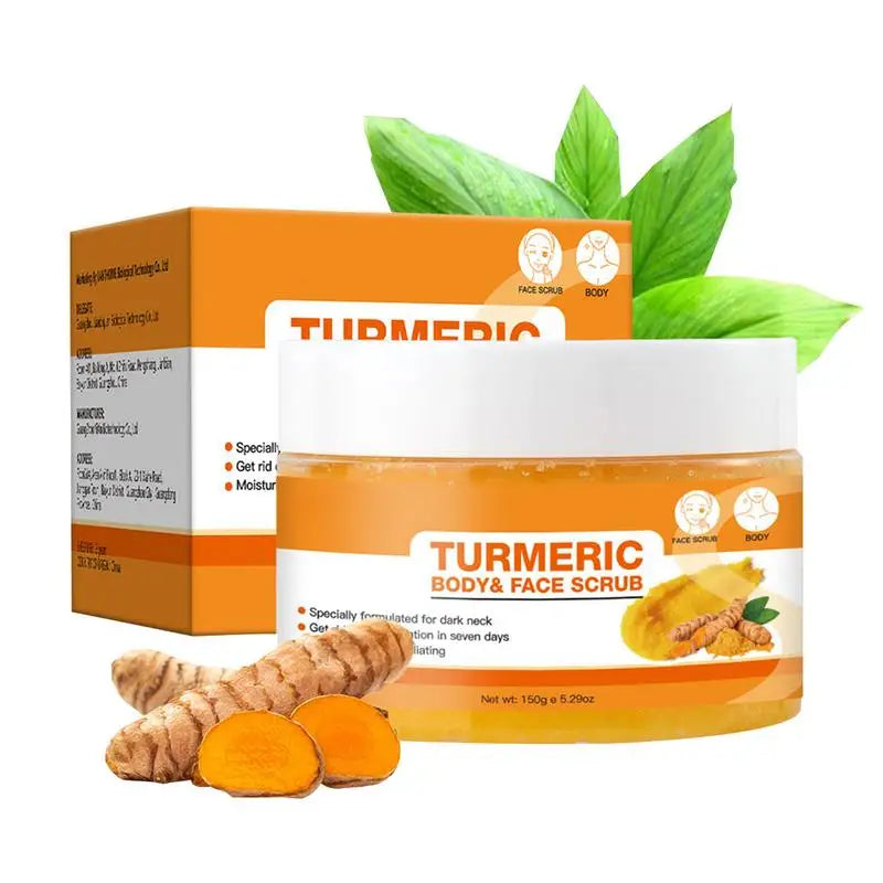 Turmeric Face Scrub – Brightening Exfoliating Cream Turmeric Face Scrub Qme