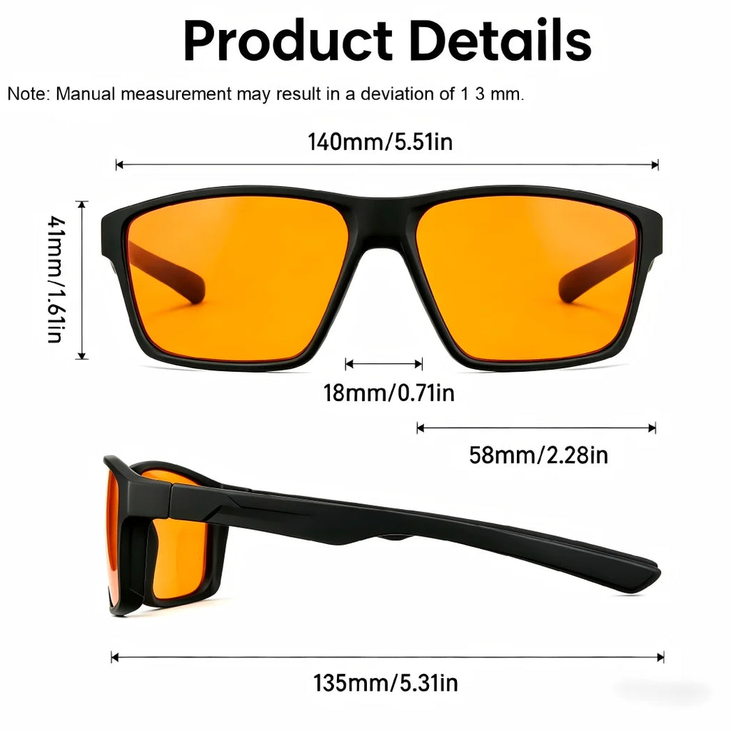 VOPHA Blue Light Blocking Glasses Unisex – S68 Acetate Blue Light Glasses Qst