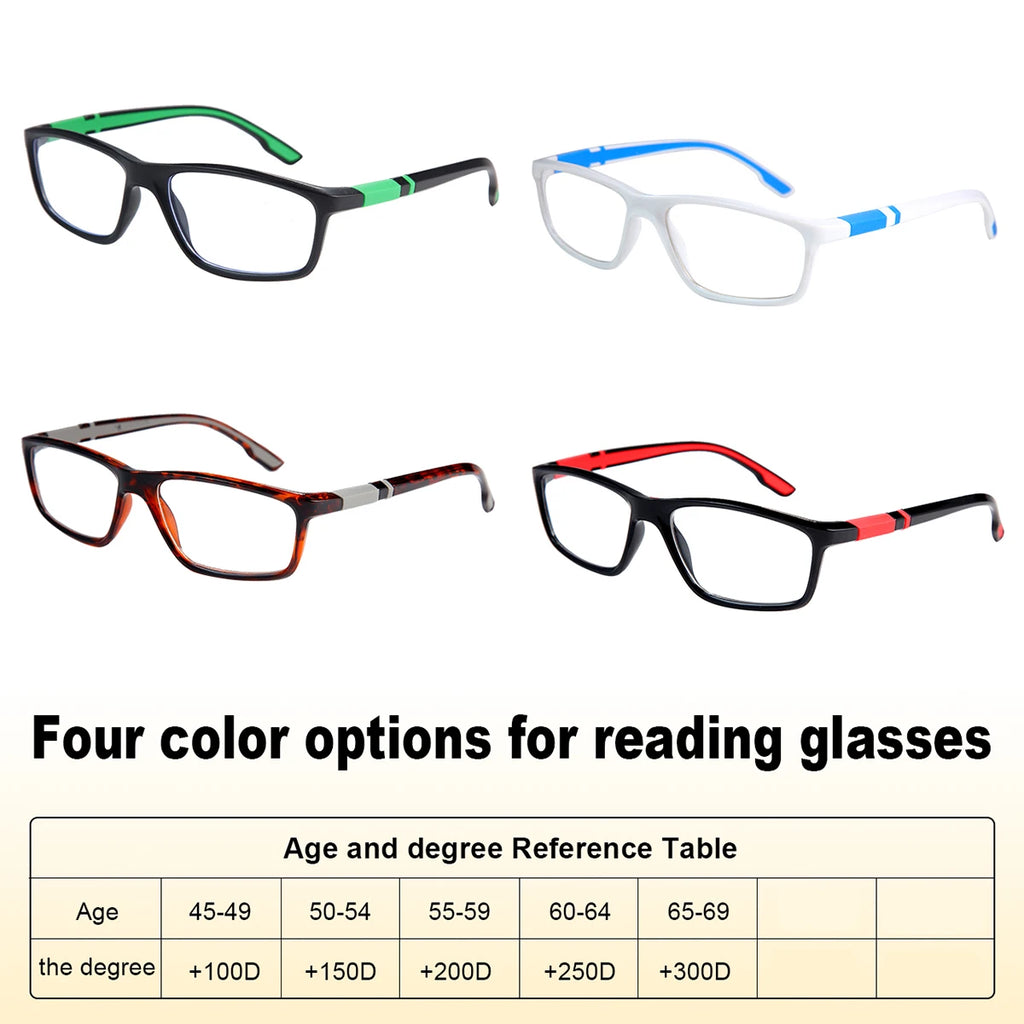 VOPHA L6 Blue Light Blocking Reading Glasses – Unisex Reading Glasses Qst