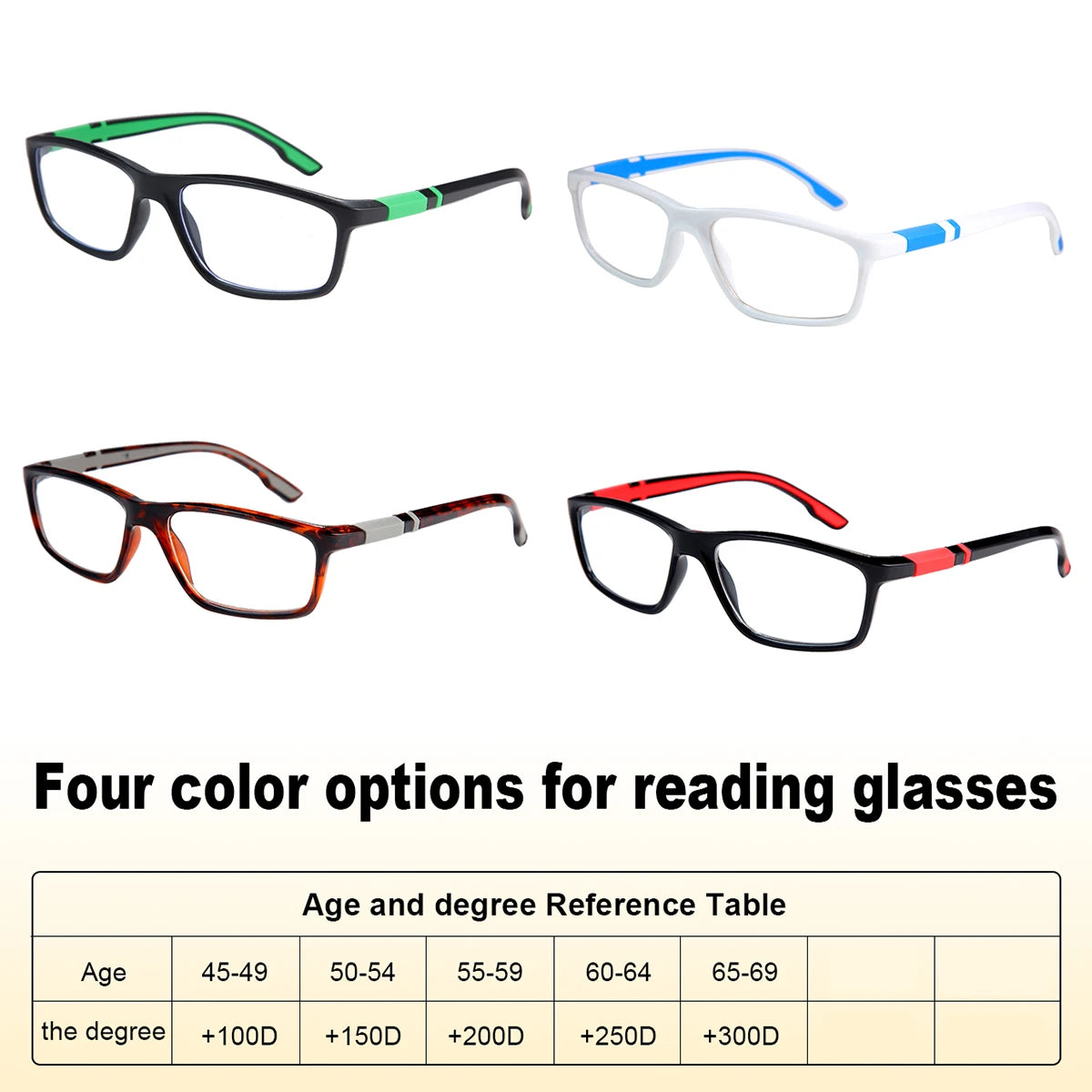 VOPHA L6 Blue Light Blocking Reading Glasses – Unisex Reading Glasses Qst