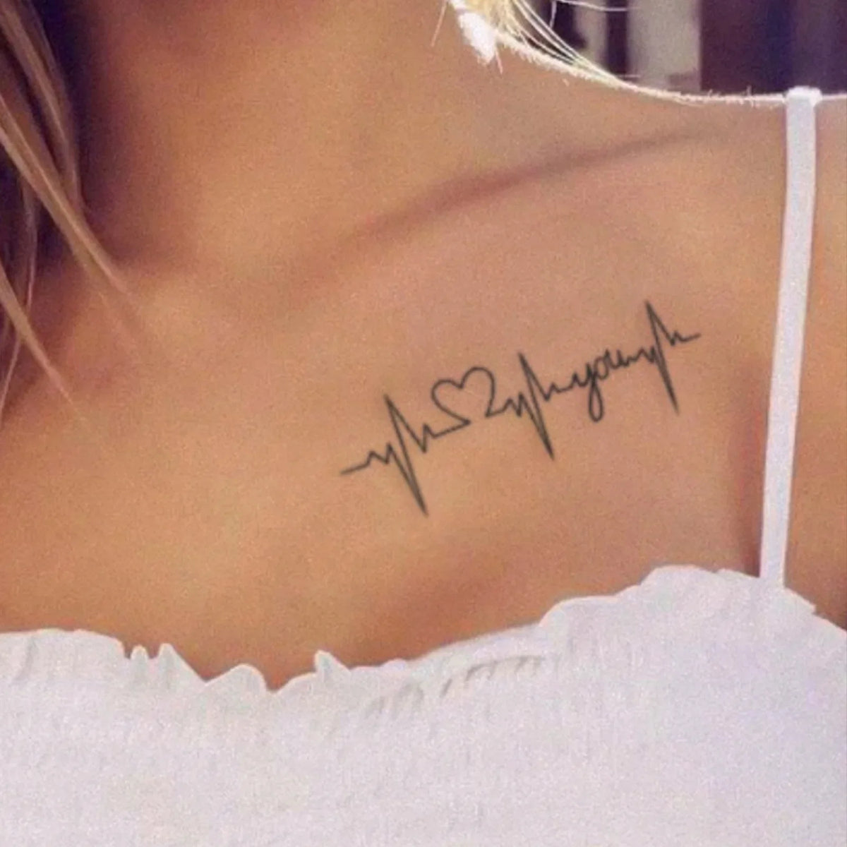 Minimalist Leaf Vine Waterproof Temporary Tattoo Sticker – Fine Line Temporary Tattoo Sticker Qme