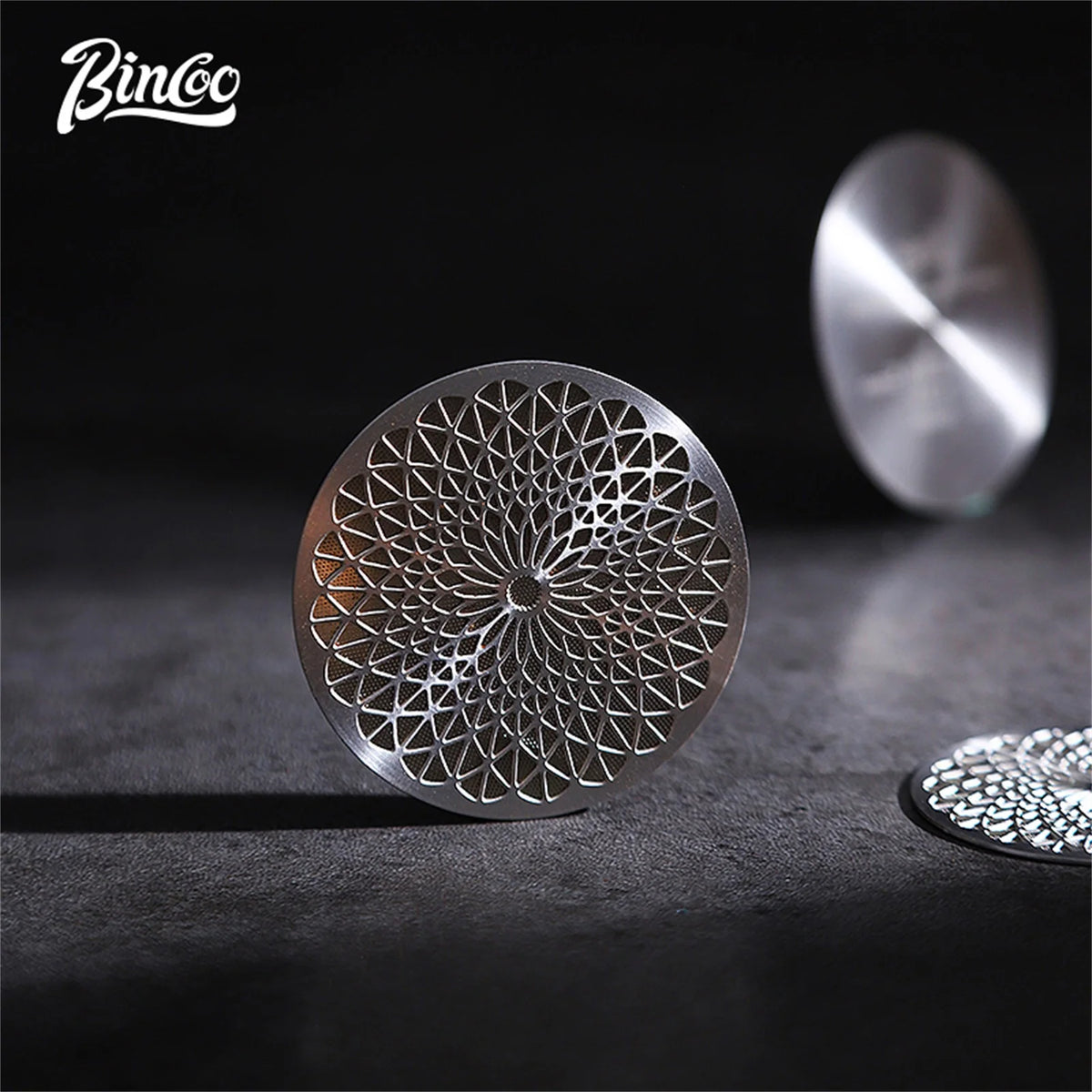 Bincoo Espresso Water Distribution Screen 51mm/58.5mm Stainless Espresso Puck Screen Qst