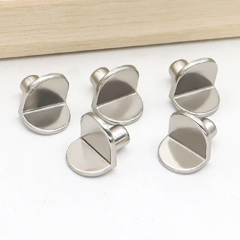 L-Shaped Shelf Support Studs 5mm Cabinet Bracket Holders 20pcs Shelf Support Studs Qme