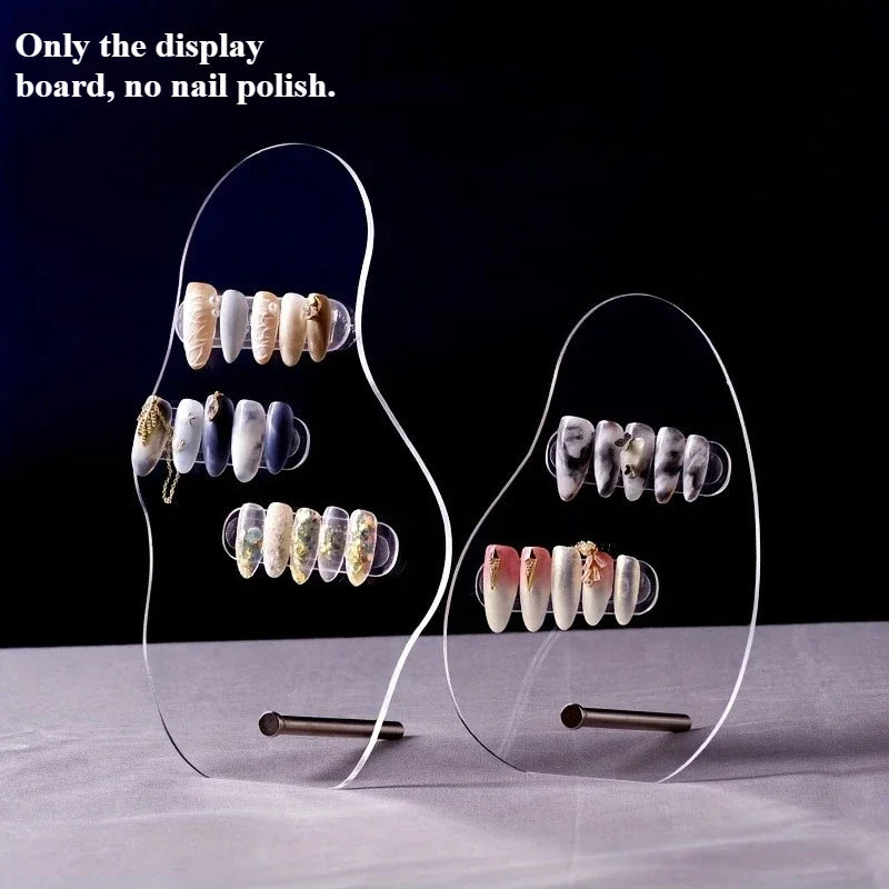 Cloud-Shaped Nail Art Display Board & Photo Prop | Qme Nail Art Display Board Qme