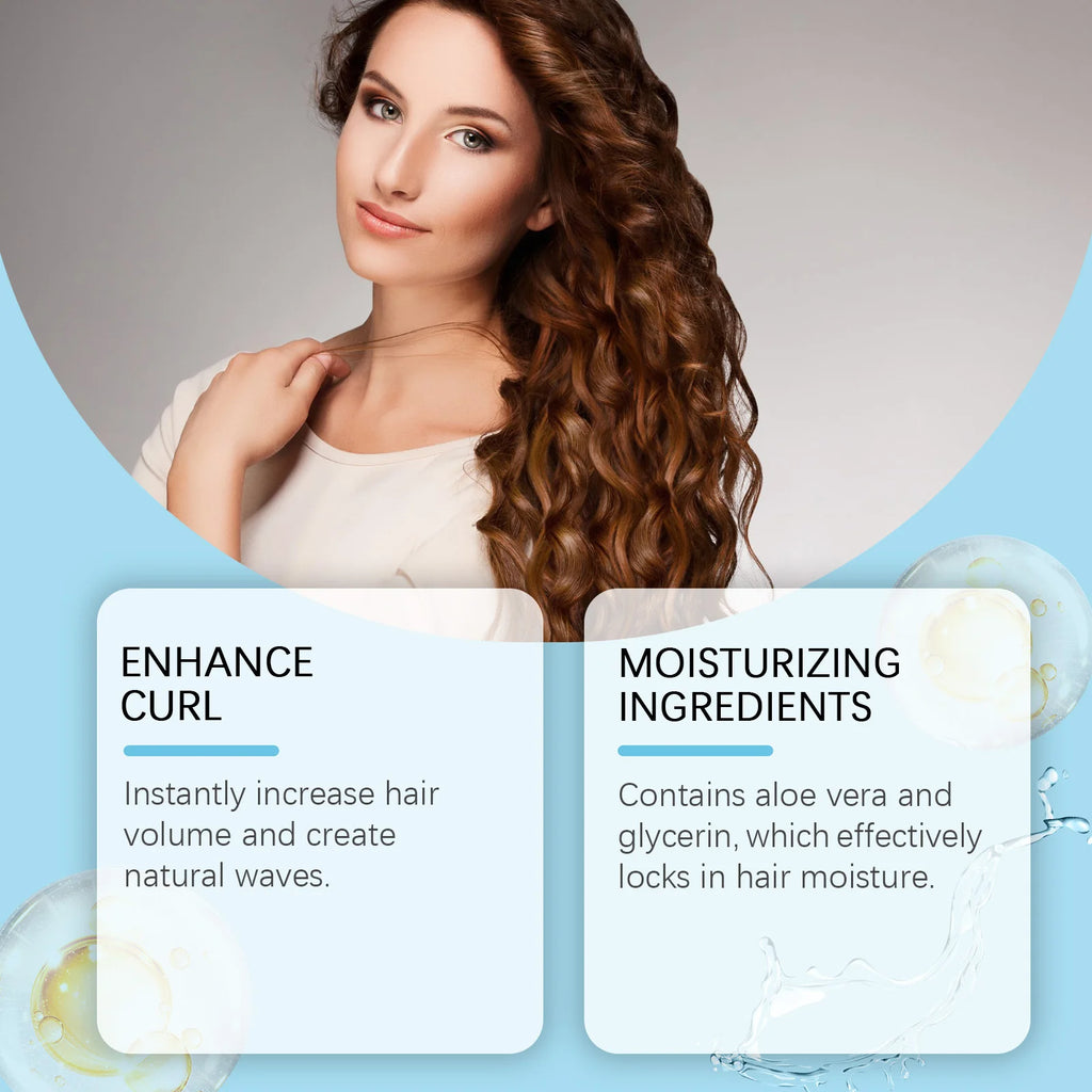 Hoegoa Sea Salt Curl Spray – Texture & Wave Styling Cream 100ml Curl Enhancing Spray Qst