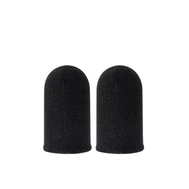 100-Pack Gaming Finger Sleeves – Anti-Sweat Non-Slip Touch Gaming Finger Sleeves Qme Black
