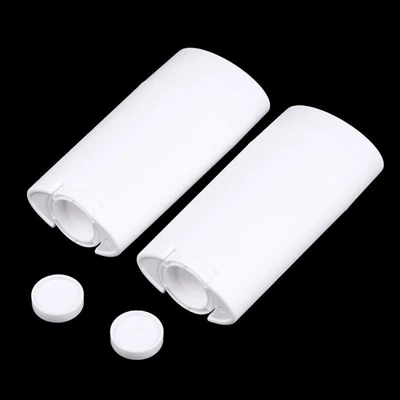 Refillable Twist-Up Deodorant Containers DIY 2 Pack | 75g PP DIY Deodorant Container Qme