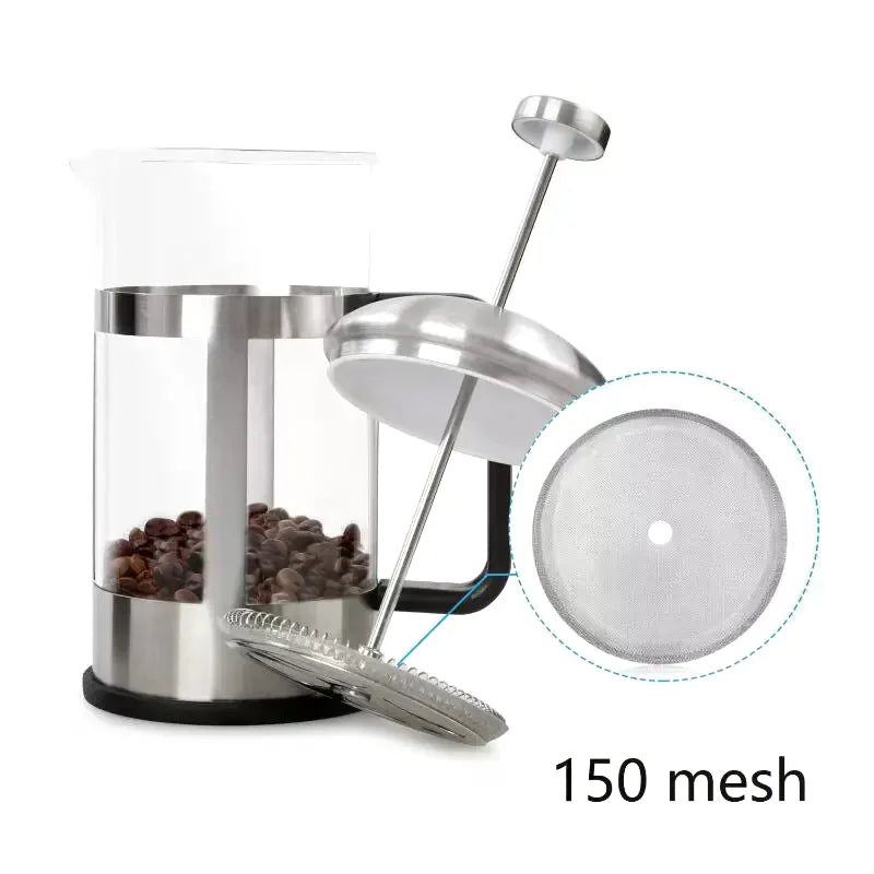 Reusable Stainless Steel French Press Filter Screen – Fine Mesh French Press Filter Qme