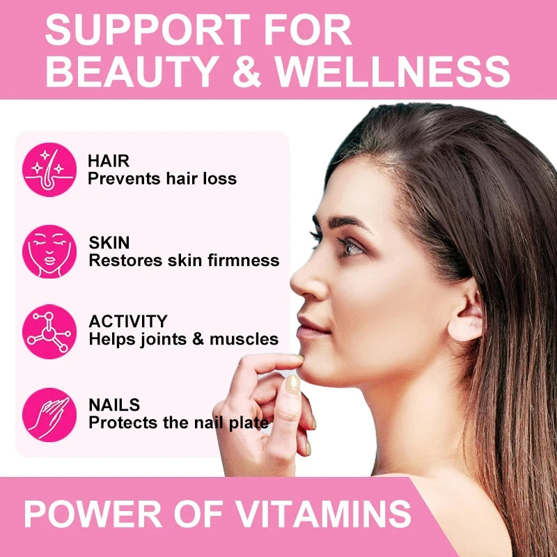 Glutathione Collagen Capsules – Skin Brightening & Anti-Aging Skin Care Supplement Qst