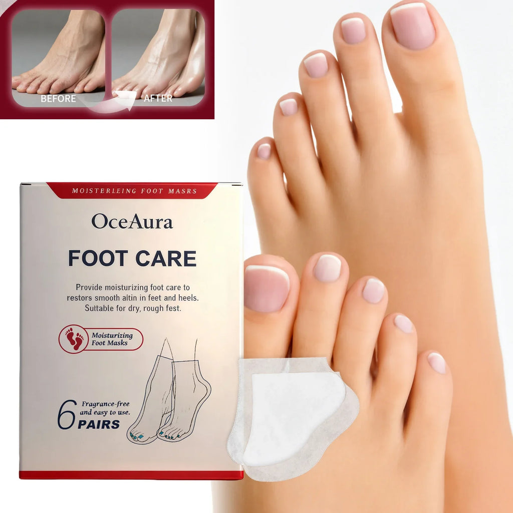 Shea Butter Moisturizing Foot Mask – Gentle Exfoliation & Hydration Exfoliating Foot Mask Qme