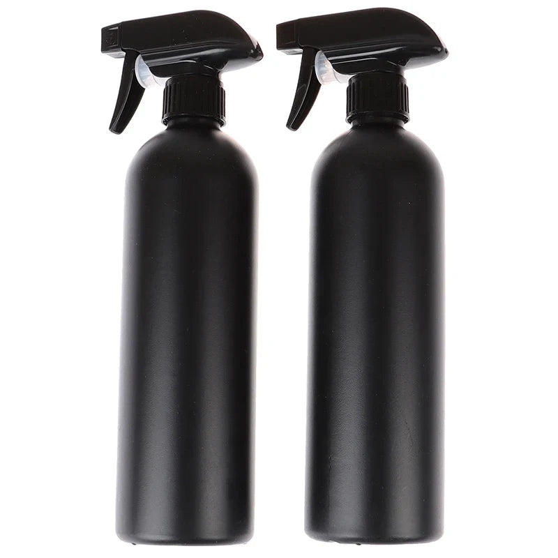 2-Pack 500ml Black Trigger Spray Bottles – Multi-Use Cleaning Trigger Spray Bottle Qme