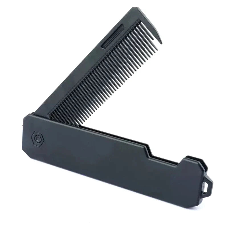 Portable Folding Pocket Comb – Men's Beard & Hair Styling Folding Pocket Comb Qme