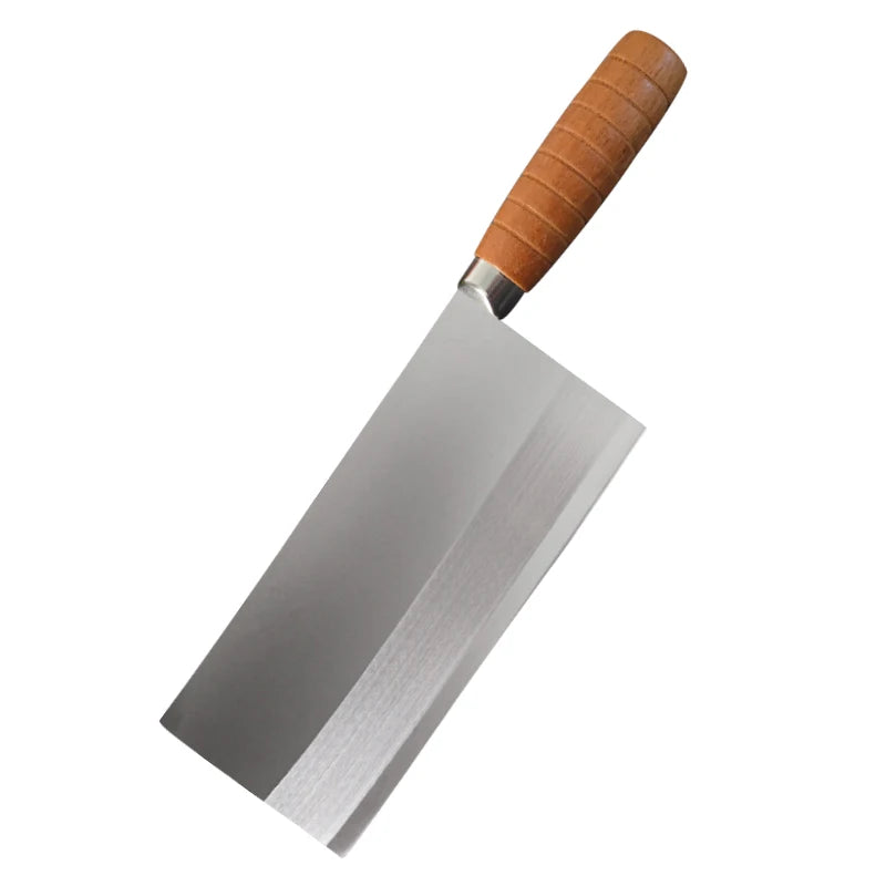 InLeung Chinese Cleaver – Handmade Stainless Steel Chef Knife Kitchen Cleaver Knife Qst Cleaver Knife B