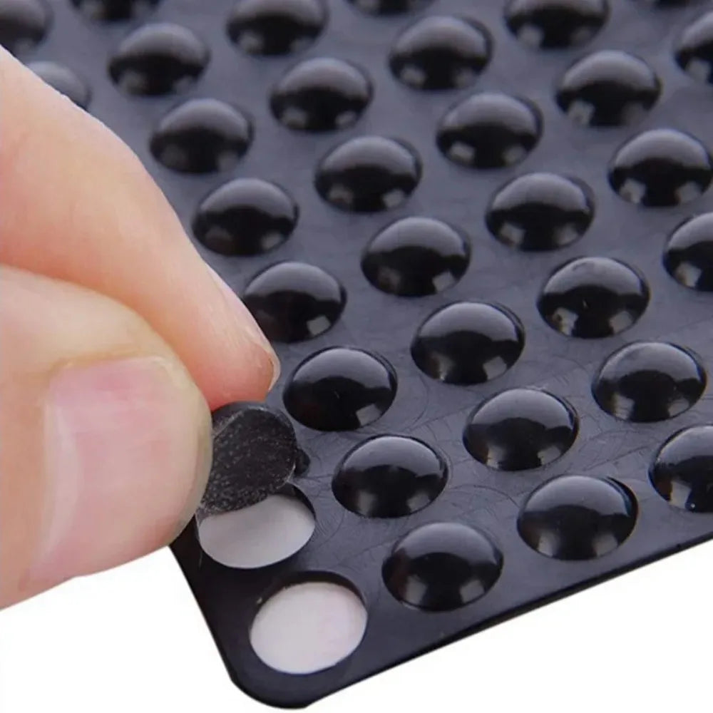 Silicone Self-Adhesive Door Buffer Pads Transparent 500 Pack Door Buffer Pads Qme