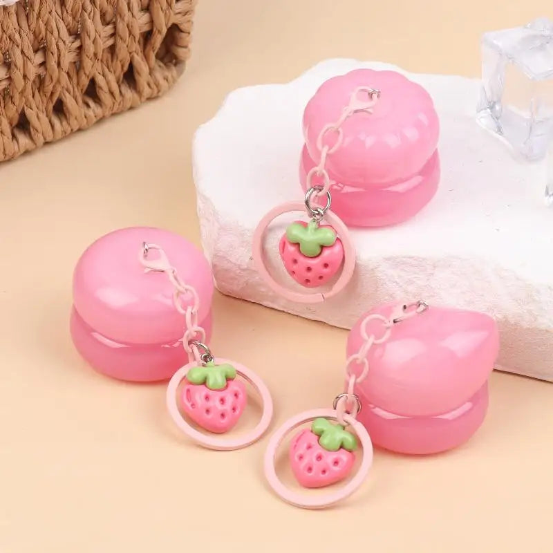 Mini Lip Balm Keychain Jar | Portable Cream & Mask Container Lip Balm Container Qme