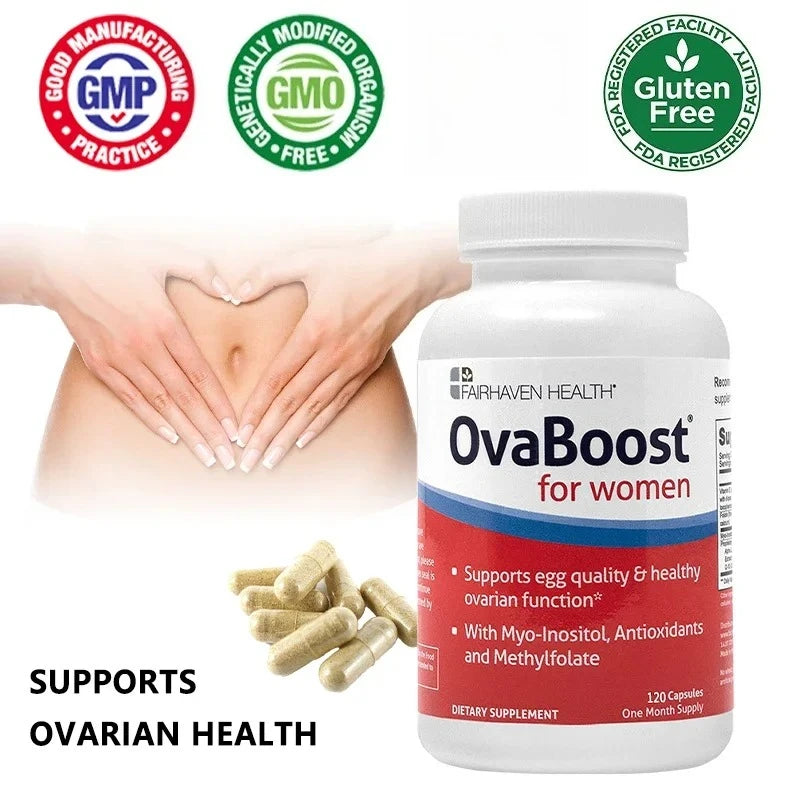 Inositol & Folic Acid Women's Nutritional Supplement | OvaBoost Women's Dietary Supplement Qst