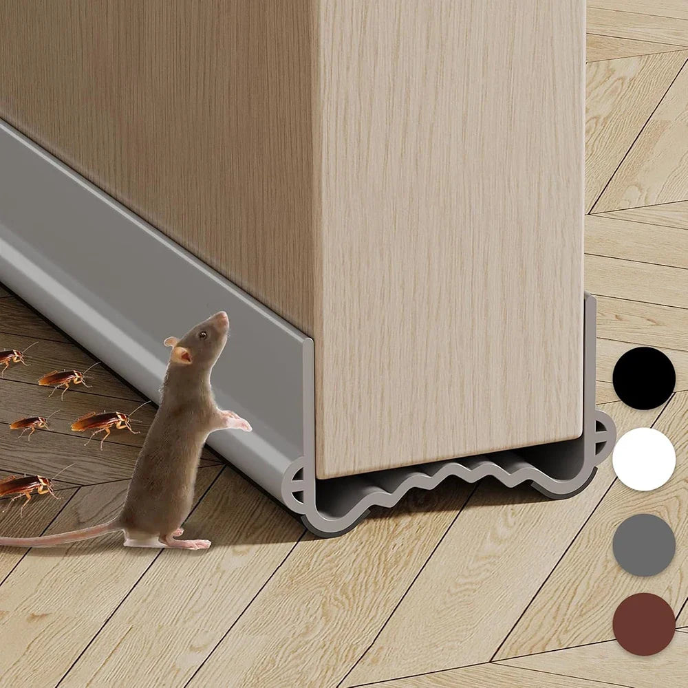 Door Bottom Weather Stripping Snap-In Seal Strip – Cuttable Door Weather Stripping Qme