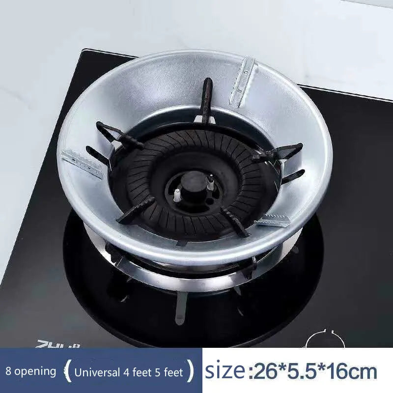 Fireproof Gas Stove Windshield Ring | Anti-Skid Energy Saver Stove Windshield Ring Qme