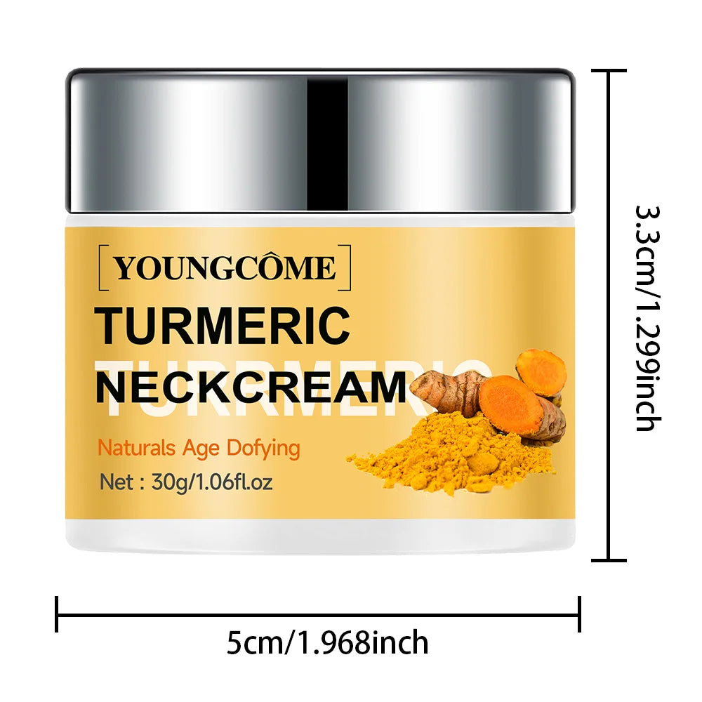 YOUNGCOME Turmeric Neck Cream – Anti-Aging Moisturizer Neck & Face Cream Qst 30G