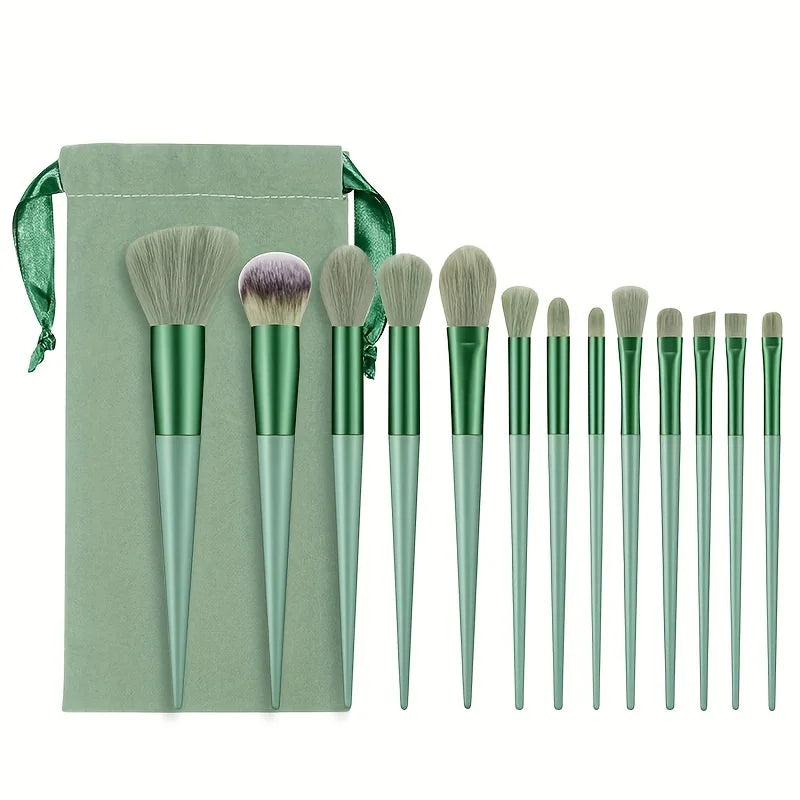 Soft Makeup Brush Set – Eyeshadow & Foundation Brushes Makeup Brush Set Qme