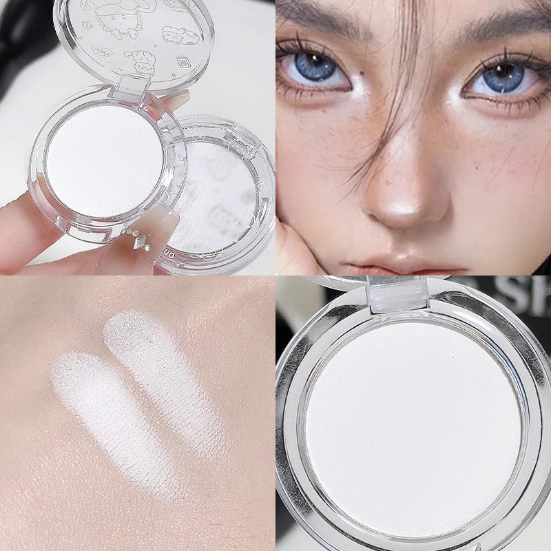 Highlight Face Brightening Palette – Pearlescent Natural Luster Face Highlighter Palette Qme