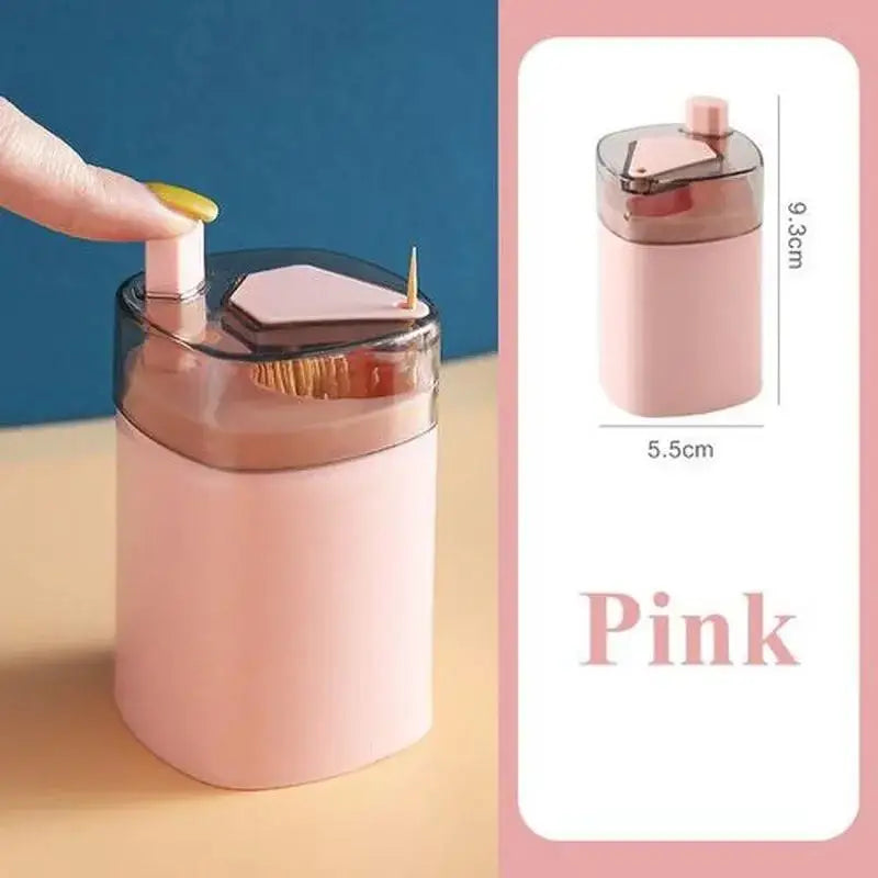 Automatic Pop-Up Toothpick Dispenser Box | Home & Dining Toothpick Dispenser Qme Pink