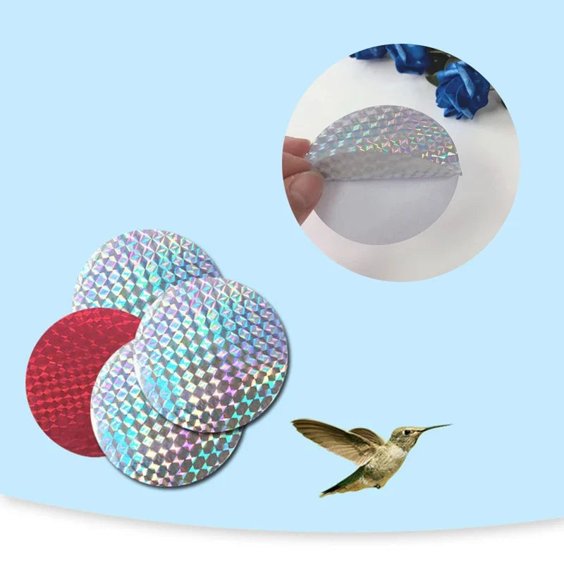 Reflective Bird Repellent Scare Tape Stickers – 20 PCS Bird Deterrent Stickers Qme