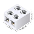 2-Pin Solderless LED Strip Connectors | 5V 12V 24V Multi-Wire LED Strip Connector Qme 1PC